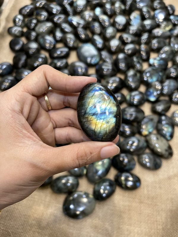 PALM LABRADORITE - đá xà cừ hình viên