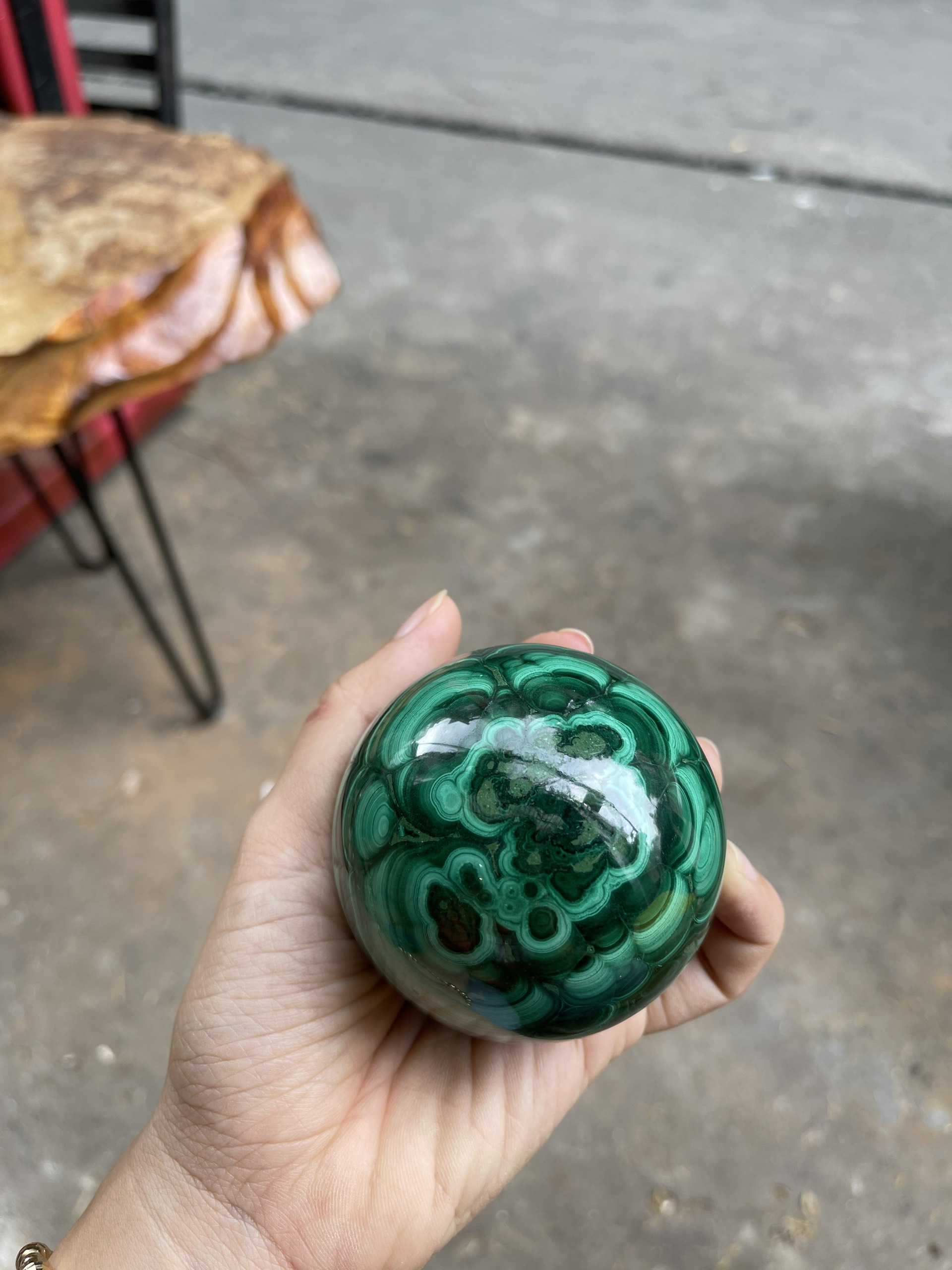 Giá đá malachite