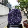 Bông thạch anh tím đậm - AMETHYST GEODE KT 19x14.5 CM (MS: TIM777)