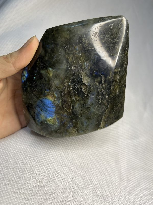 ĐÁ XÀ CỪ Labradorite – KT 10.2 x 10.2 cm, KL 859g (XC87)