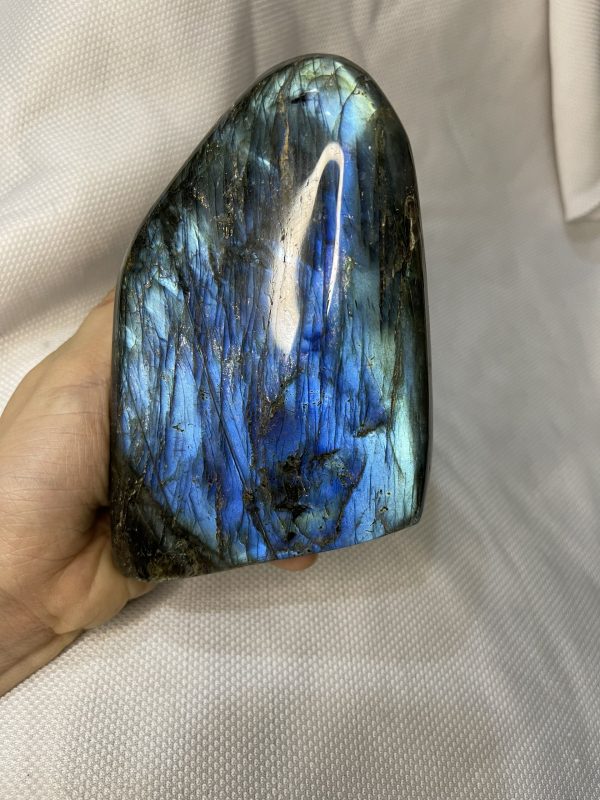 ĐÁ XÀ CỪ Labradorite – KT 12 x 9 cm, KL 1029g (XC84)