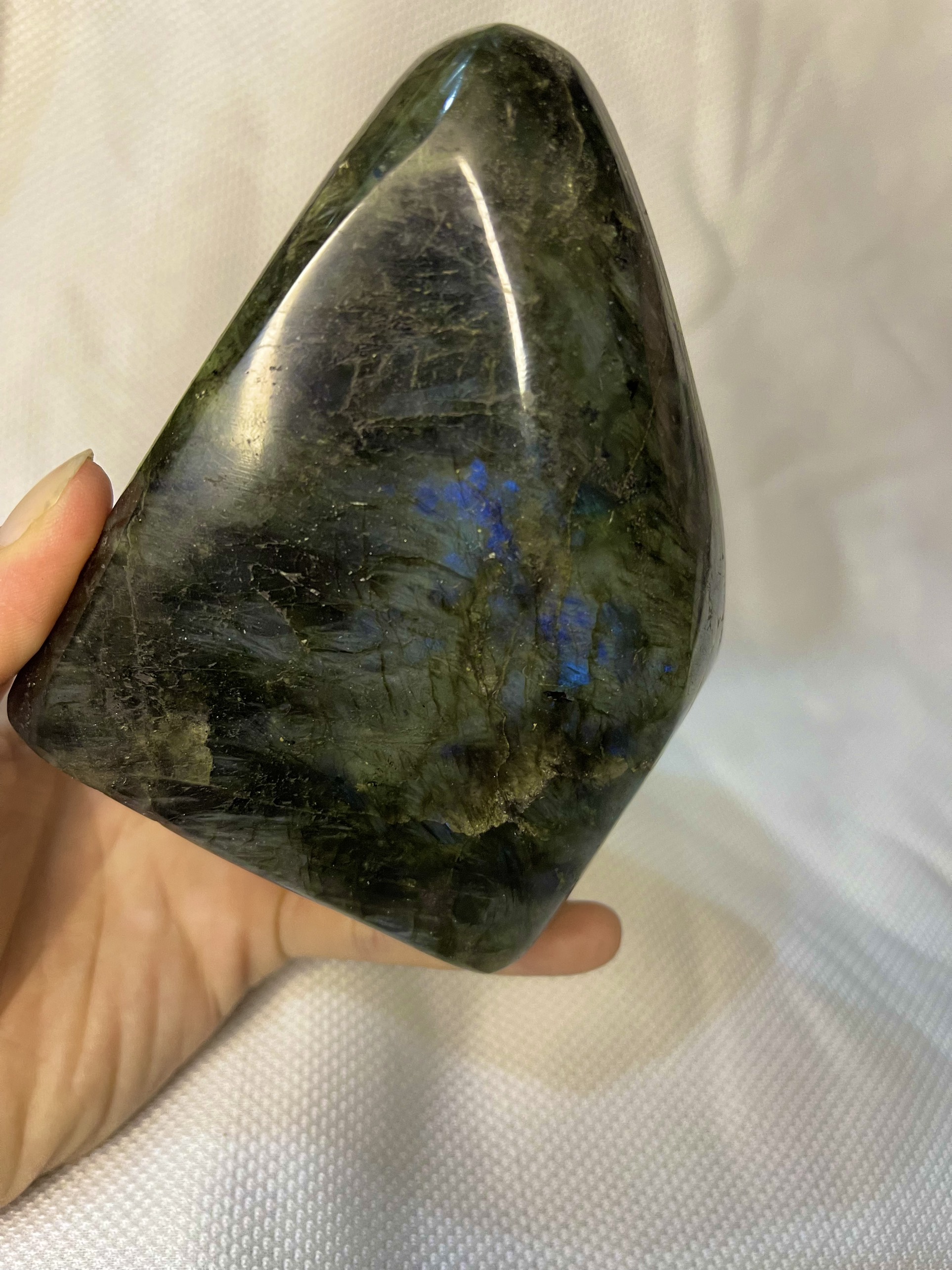 ĐÁ XÀ CỪ Labradorite – KT 10 x 8 cm, KL 756g (XC80)