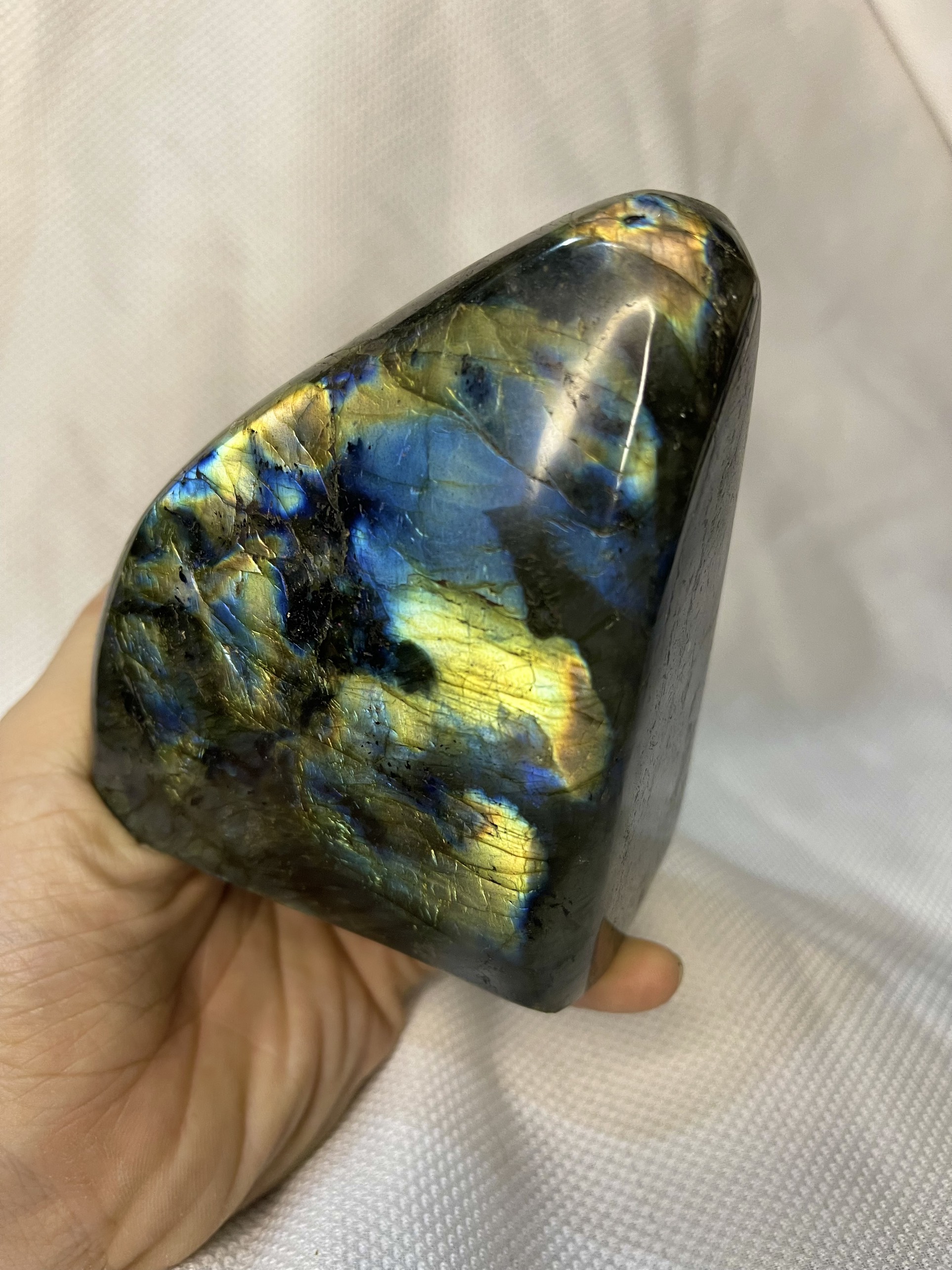 ĐÁ XÀ CỪ Labradorite – KT 10 x 8 cm, KL 756g (XC80)