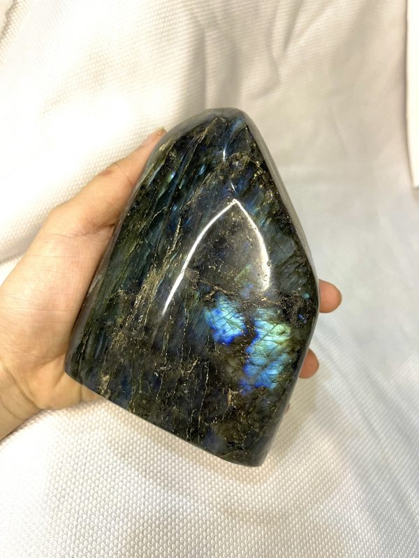 ĐÁ XÀ CỪ Labradorite – KT 12 x 9 cm, KL 1029g (XC84)