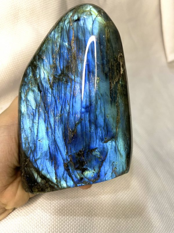 ĐÁ XÀ CỪ Labradorite – KT 12 x 9 cm, KL 1029g (XC84)