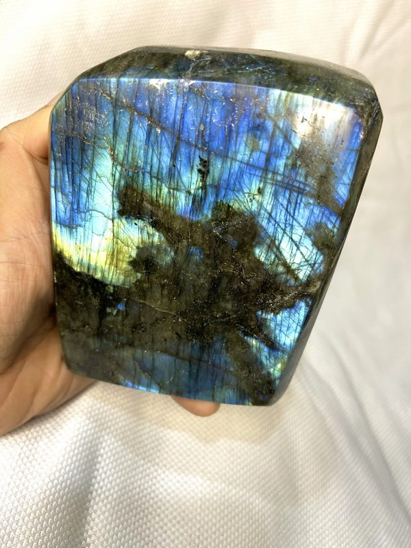 ĐÁ XÀ CỪ Labradorite – KT 11 x 9 cm, KL 880g (XC81)