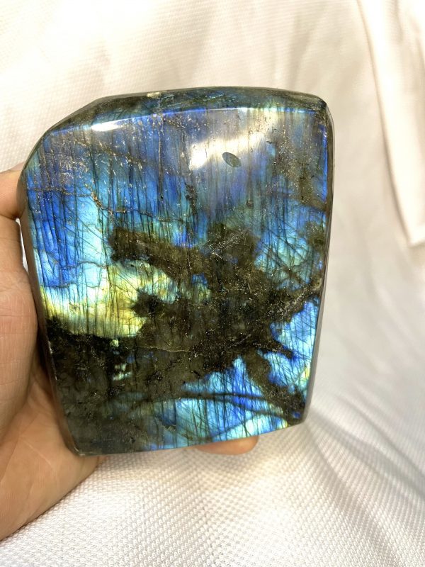 ĐÁ XÀ CỪ Labradorite – KT 11 x 9 cm, KL 880g (XC81)