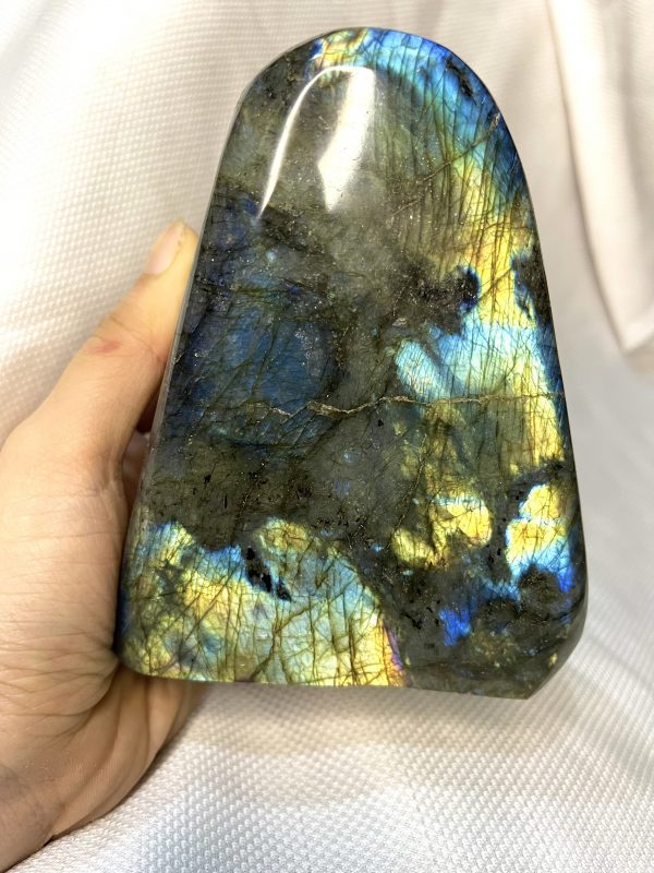 ĐÁ XÀ CỪ Labradorite – KT 12 x 10.4 cm, KL 1059g (XC83)