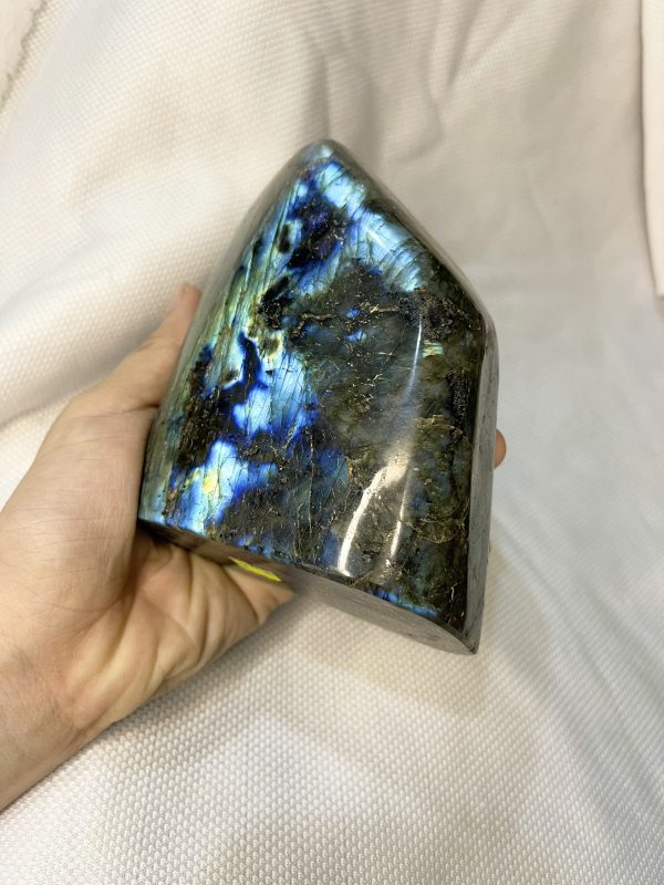 ĐÁ XÀ CỪ Labradorite – KT 12 x 9 cm, KL 1029g (XC84)