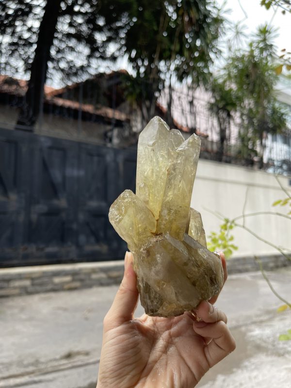 CỤM TINH THỂ THẠCH ANH VÀNG - Citrine quartz