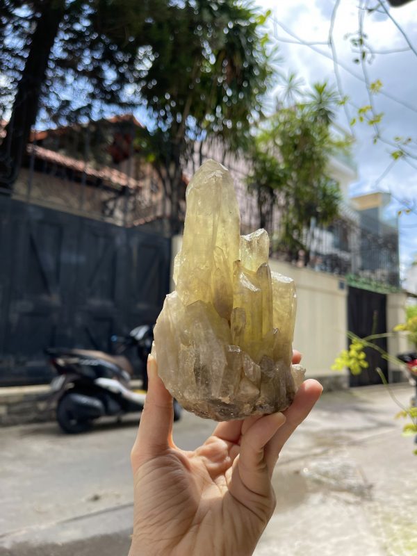 CỤM TINH THỂ THẠCH ANH VÀNG - Citrine quartz