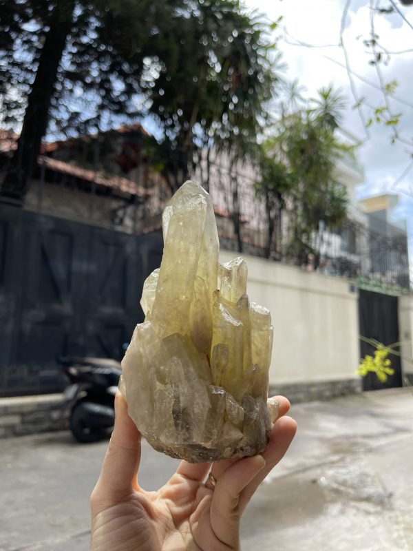 CỤM TINH THỂ THẠCH ANH VÀNG - Citrine quartz