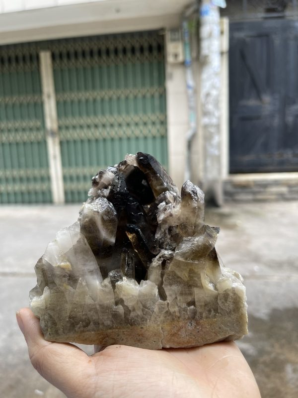 CỤM TINH THỂ THẠCH ANH KHÓI - Smoky quartz