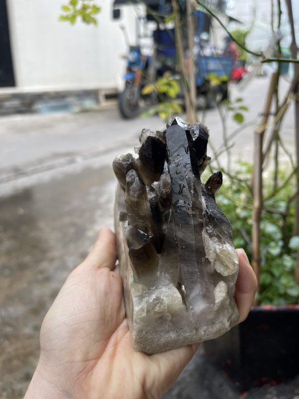 CỤM TINH THỂ THẠCH ANH KHÓI - Smoky quartz