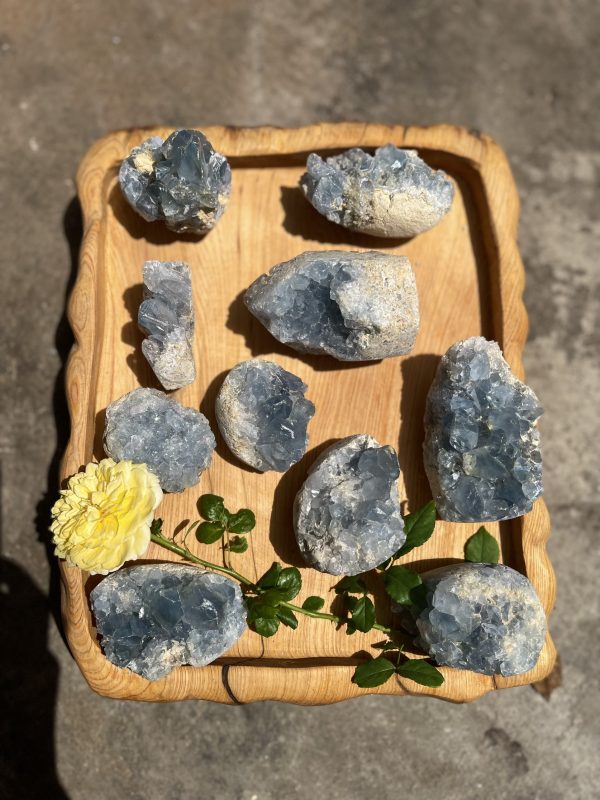 Hốc celestine - Celestine geode - Đá thanh tẩy, tarot, sưu tầm