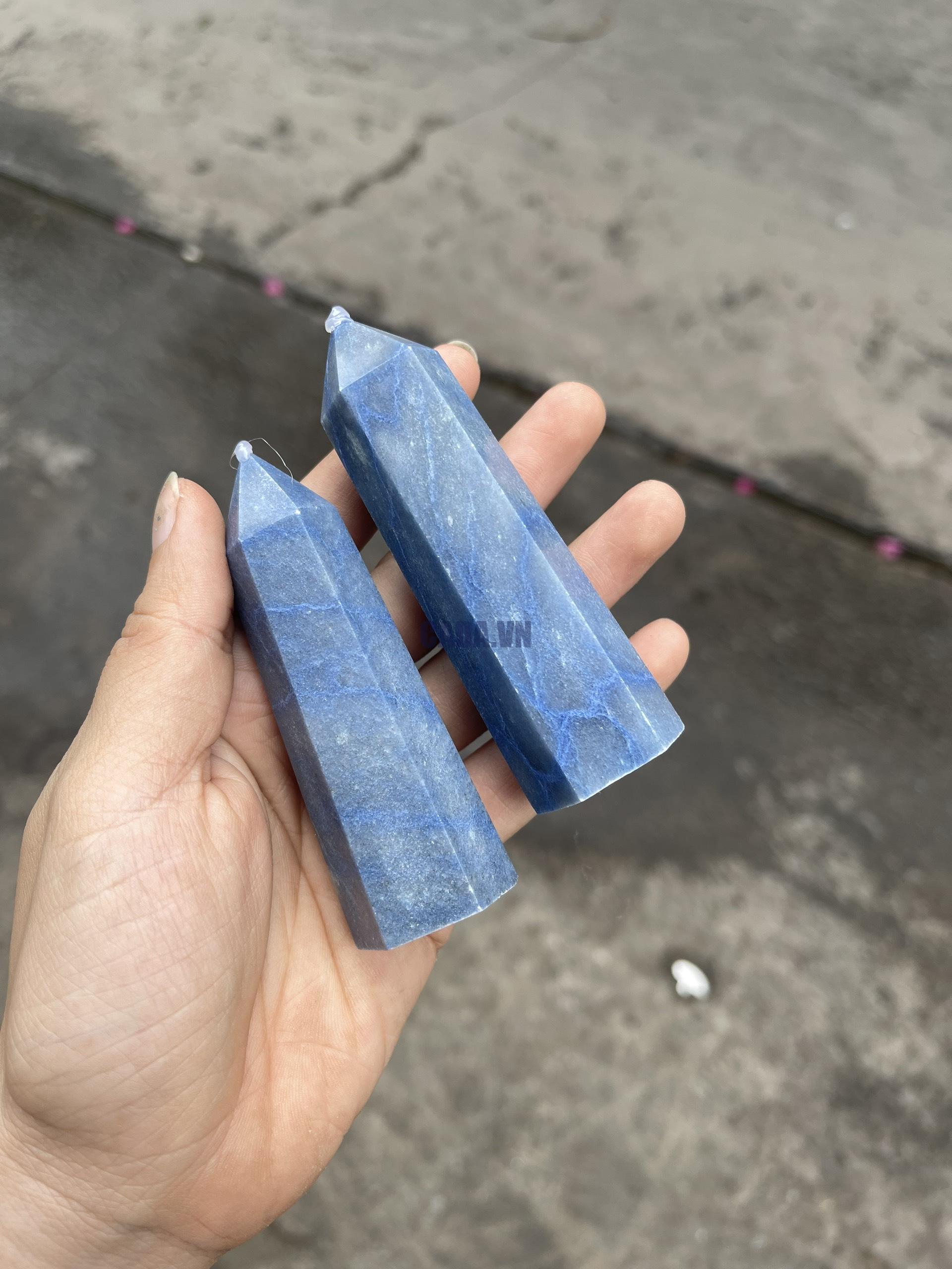 Trụ đá Aventurine xanh dương – Blue Aventurine Point