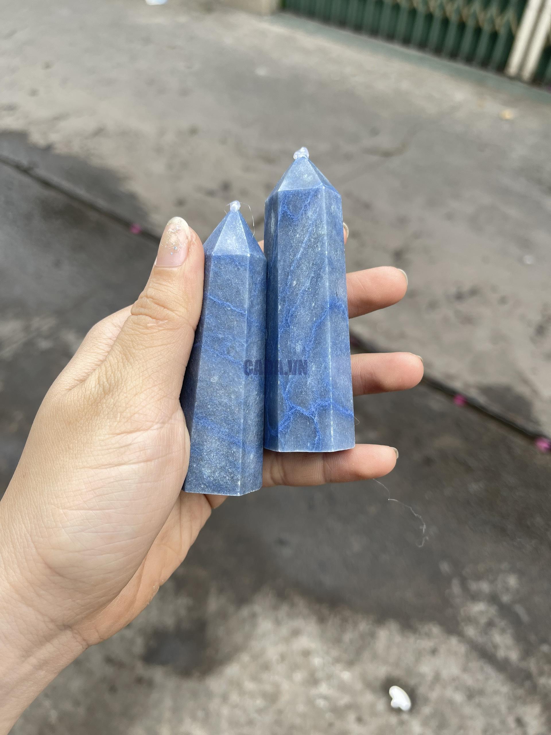 Trụ đá Aventurine xanh dương – Blue Aventurine Point