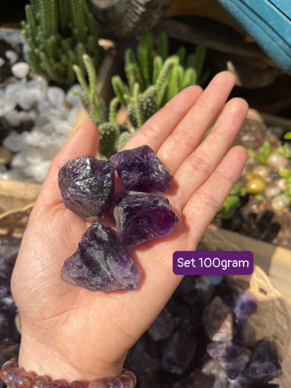 Thạch Anh Tím thô - Raw Amethyst