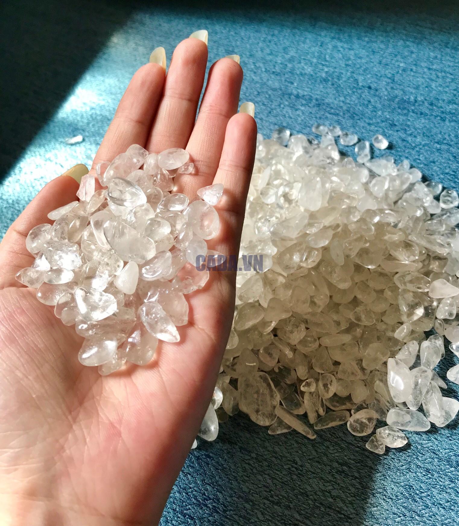 Vụn Thạch Anh Trắng - Clear Quartz Gravel