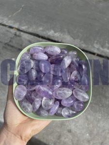 Amethyst Tumbled - Thạch Anh Tím trong dạng sỏi | Đá thanh tẩy, sưu tầm