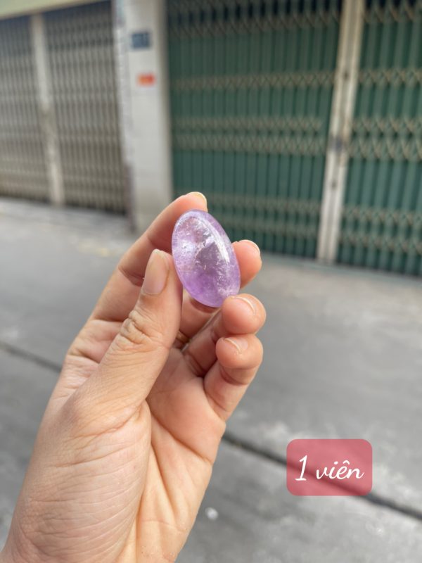 Amethyst Tumbled - Thạch Anh Tím trong dạng sỏi | Đá thanh tẩy, sưu tầm