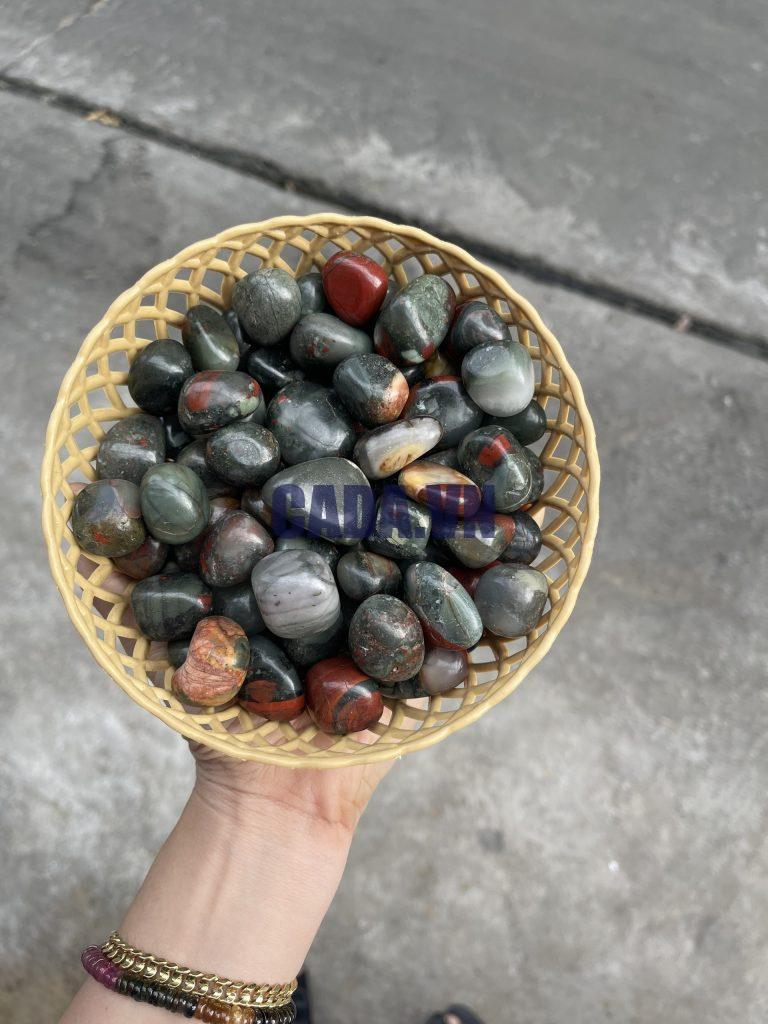 BloodStone Tumbled - BloodStone dạng sỏi | Đá thanh tẩy, sưu tầm