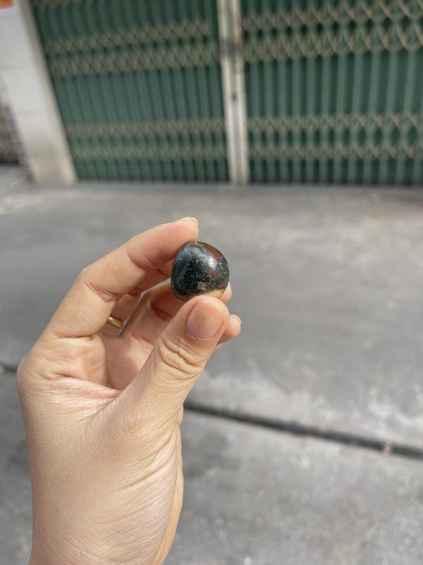 BloodStone Tumbled - BloodStone dạng sỏi | Đá thanh tẩy, sưu tầm