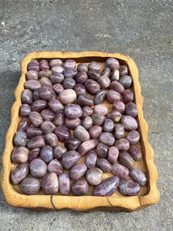 Pink Amethyst Tumbled - Thạch Anh Tím Hồng