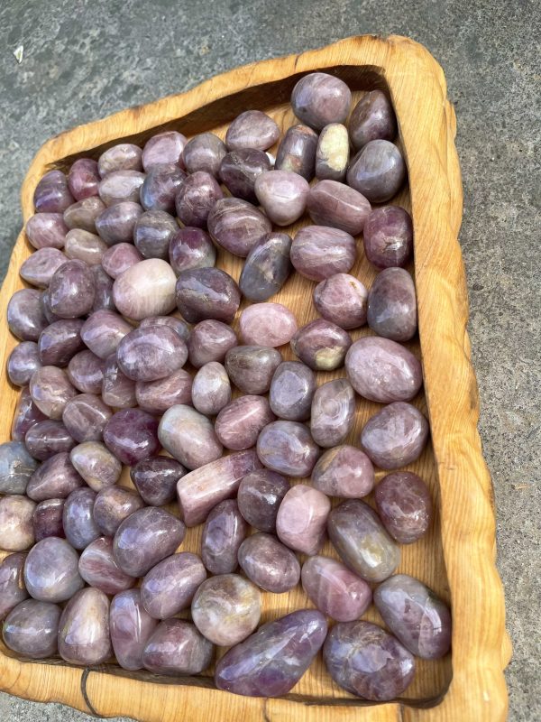 Pink Amethyst Tumbled - Thạch Anh Tím Hồng