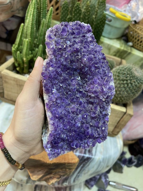 Thạch Anh Tím Uruguay - Uruguay Amethyst Cluster (TV135)