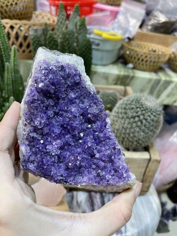 Thạch Anh Tím Uruguay - Uruguay Amethyst Cluster (TV136)