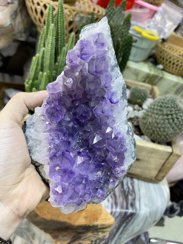 Thạch Anh Tím Uruguay - Uruguay Amethyst Cluster (TV140)