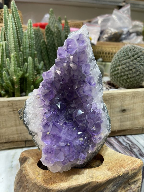 Thạch Anh Tím Uruguay - Uruguay Amethyst Cluster (TV140)