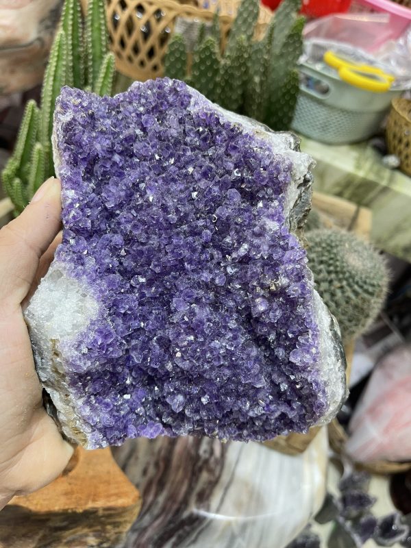 Thạch Anh Tím Uruguay - Uruguay Amethyst Cluster (TV141)