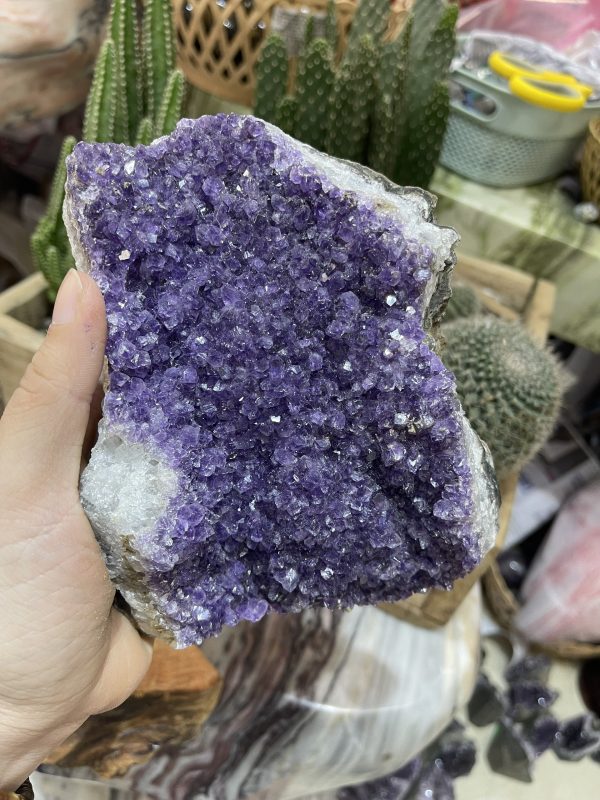 Thạch Anh Tím Uruguay - Uruguay Amethyst Cluster (TV141)