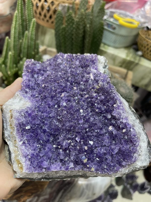 Thạch Anh Tím Uruguay - Uruguay Amethyst Cluster (TV141)