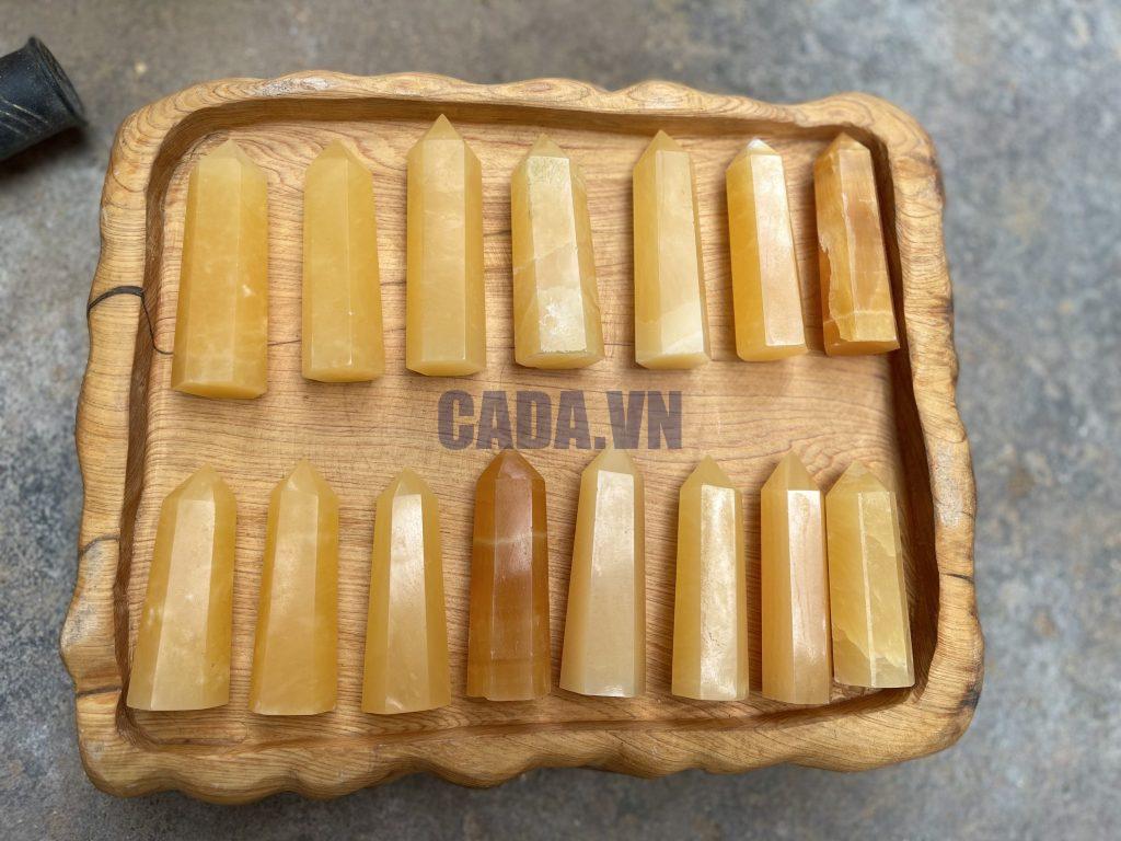 Orange Calcite Point - Trụ đá Calcite | Trụ đá thanh tẩy, tarot, sưu tầm