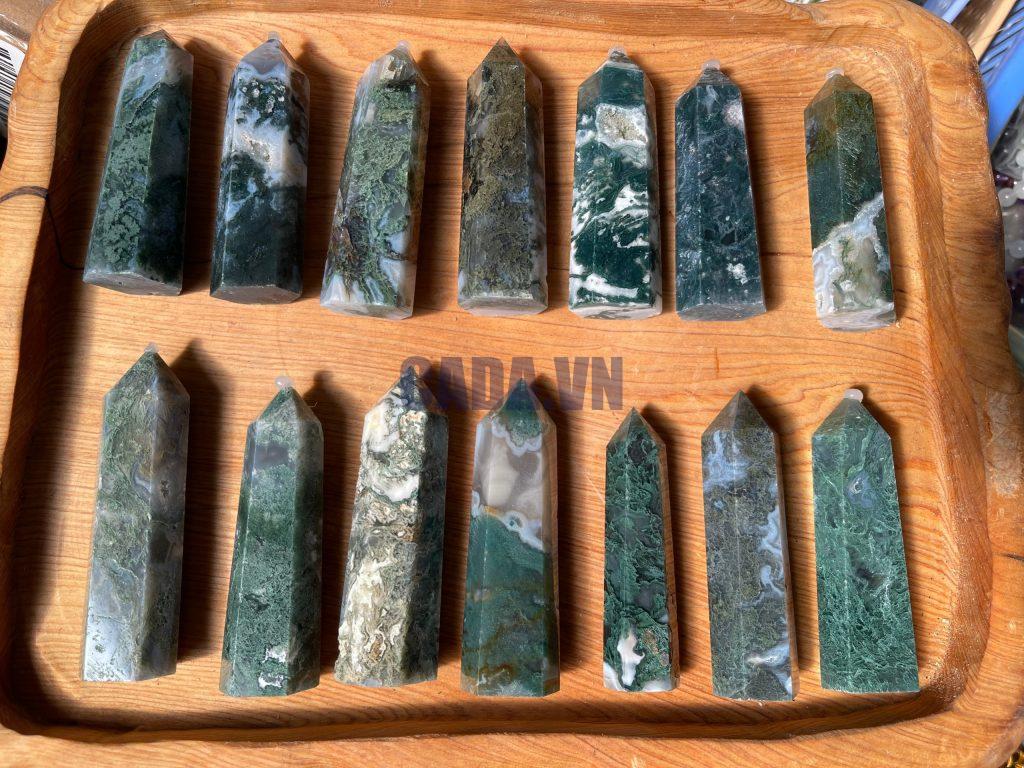 Moss Agate Point - Trụ Băng Ngọc Thủy Tảo