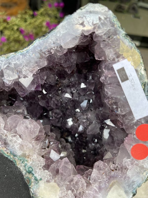 Hốc Thạch Anh Tím - Amethyst Geode (T95), KT: 16.5x17.5CM, KL: 3.5KG