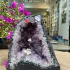 Hốc Thạch Anh Tím - Amethyst Geode (T99), KT: 18.5x16.5CM, KL: 4.1KG