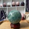 Bi cầu Fluorite Xanh - Green Fluorite Sphere (BX28), ĐK: 10 CM, KL: 1.76 KG