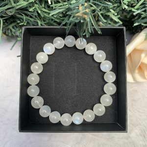 Vòng tay phong thủy đá Moonstone – Đá mặt trăng – size 8-10mm - Vòng đơn | CADA DECOR