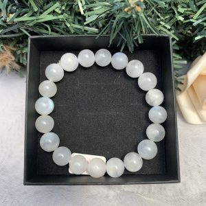 Vòng tay phong thủy đá Moonstone – Đá mặt trăng – size 8-10mm - Vòng đơn | CADA DECOR