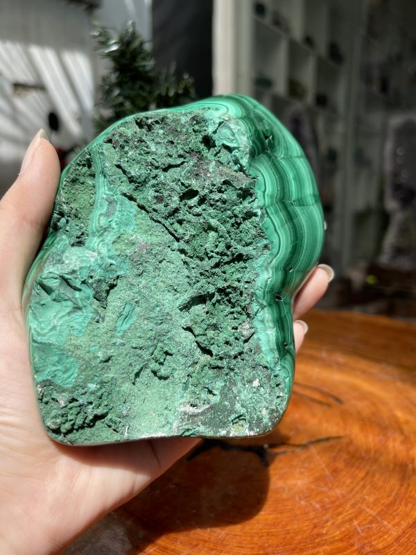 ĐÁ LÔNG CÔNG – ĐÁ KHỔNG TƯỚC – MALACHITE (LC19)