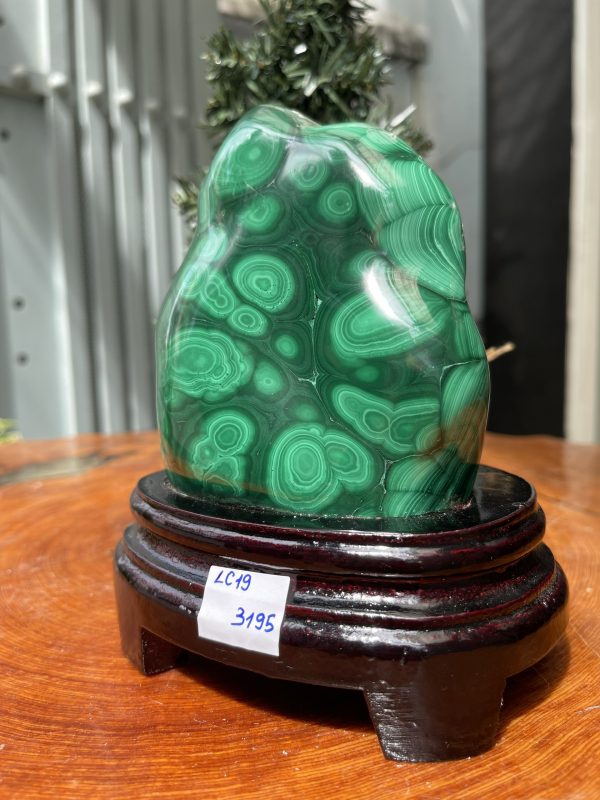 ĐÁ LÔNG CÔNG – ĐÁ KHỔNG TƯỚC – MALACHITE (LC19)