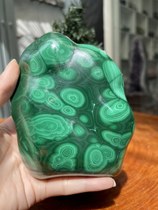 ĐÁ LÔNG CÔNG – ĐÁ KHỔNG TƯỚC – MALACHITE (LC19)