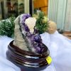 HỐC THẠCH ANH TÍM NHỎ – SMALL AMETHYST GEODE TU66