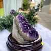 HỐC THẠCH ANH TÍM NHỎ – SMALL AMETHYST GEODE TU72