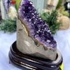 HỐC THẠCH ANH TÍM NHỎ – SMALL AMETHYST GEODE TU77