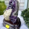 HỐC THẠCH ANH TÍM NHỎ – SMALL AMETHYST GEODE TU79